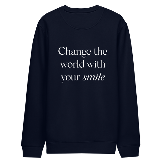 Sudadera Change the world with your smile